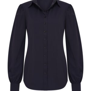 Mi Piace Travelstof Blouse 202037 Donker Blauw via villaggio
