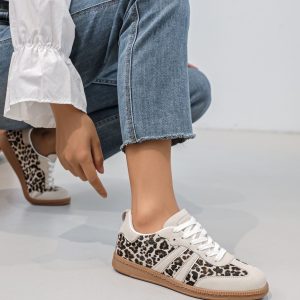 Sneaker FY0966 Leopard Beige Via VIllaggio