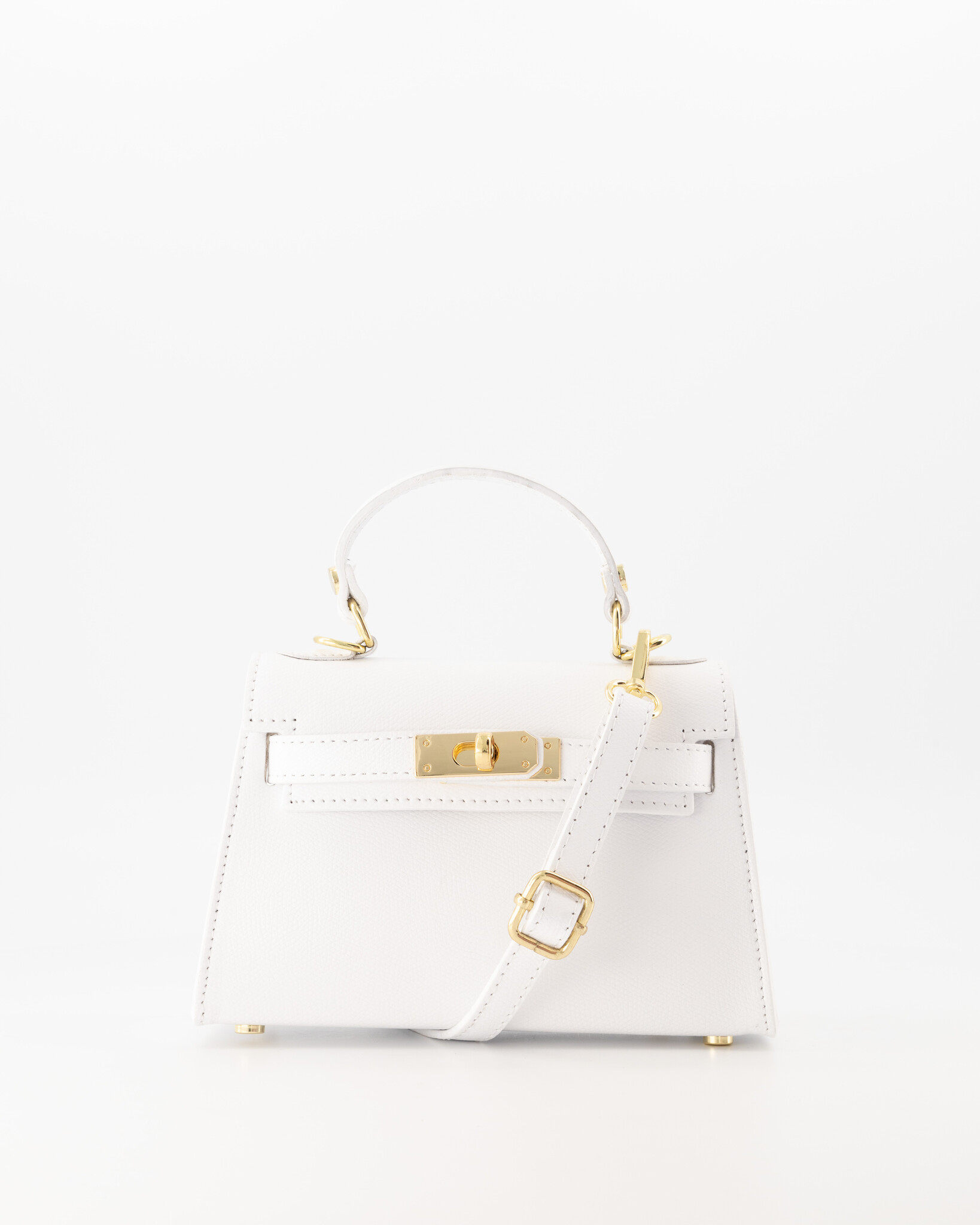 Leren Tas Birki Wit - Afbeelding 5