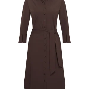 Alternative view of Mi Piace Travelstof Jurk 202092– Espresso