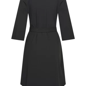 Alternative view of Mi Piace Travelstof Jurk 202665– Zwart Tape