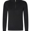 Mi Piace Pullover Zip 202017 Zwart Voor HEREN via villaggio