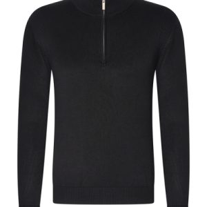 Mi Piace Pullover Zip 202017 Zwart Voor HEREN via villaggio