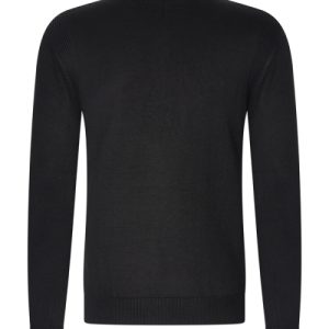 Mi Piace Pullover Zip 202017 Zwart Voor HEREN via villaggio