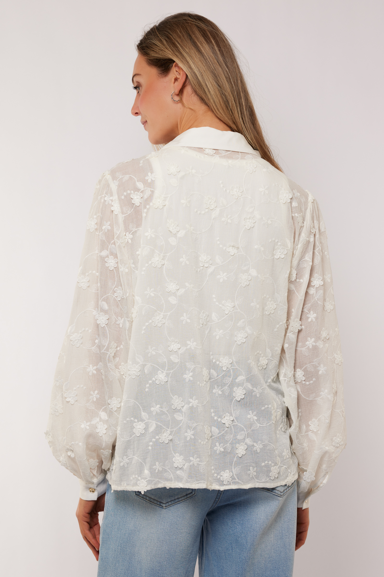 G-Maxx Julieta Blouse Off-White - Afbeelding 4
