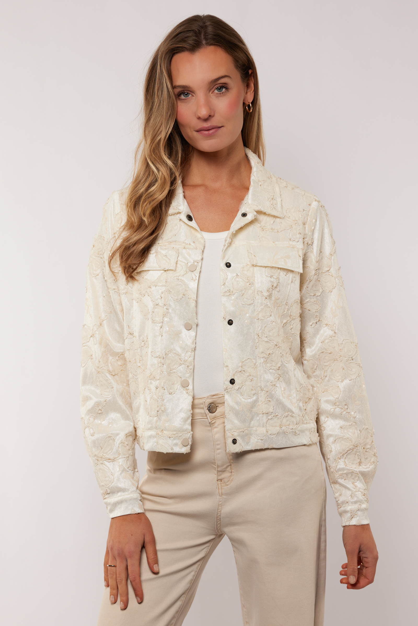 G-Maxx Jimena Jacket Ecru - Afbeelding 3