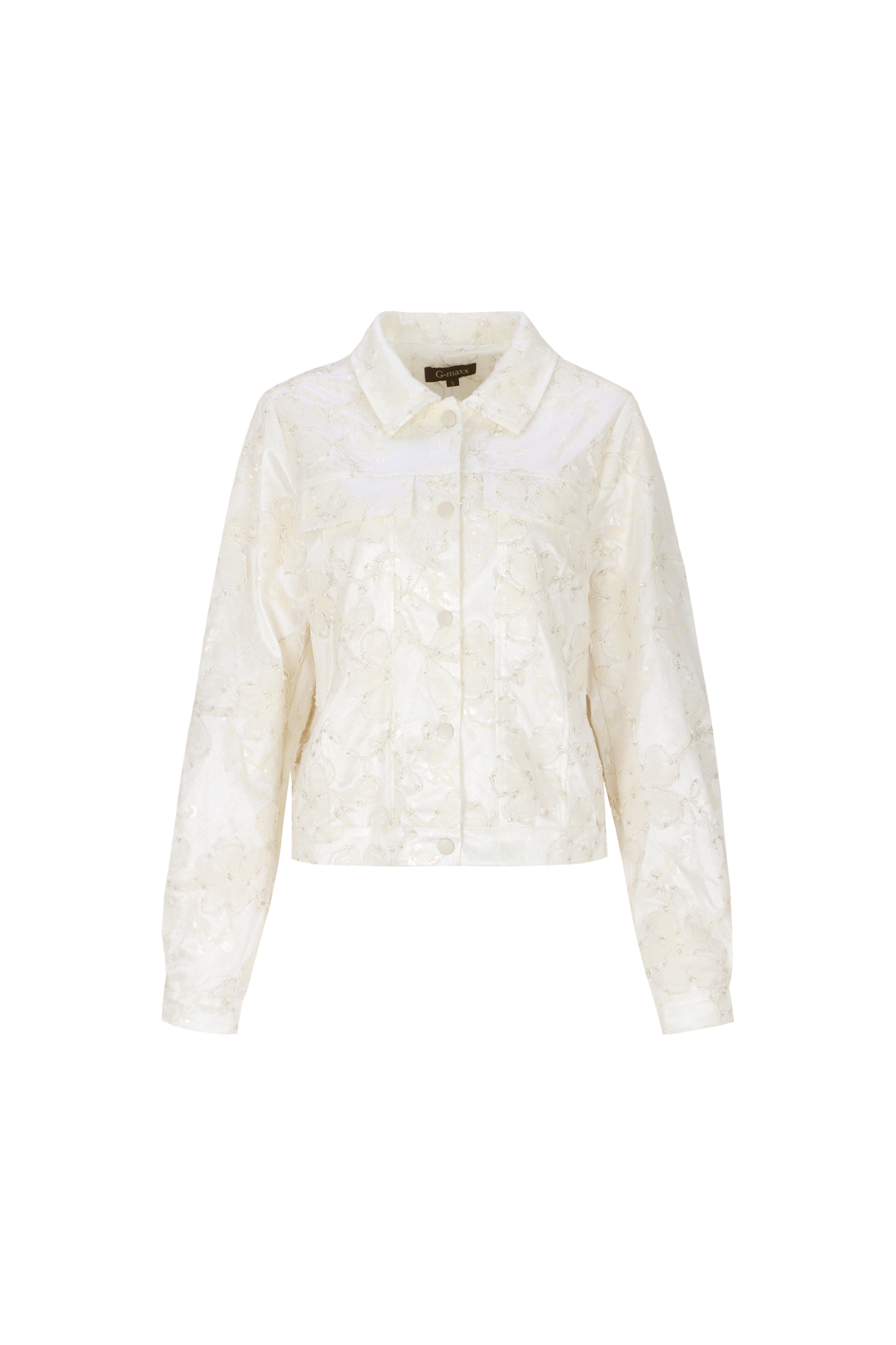 G-Maxx Jimena Jacket Ecru via villaggiovia villaggio