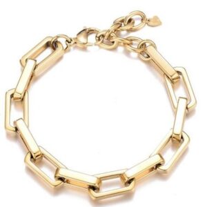 Alternative view of Mooie Zware RVS Forever Ketting 9023