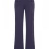 Mi Piace Travelstof Broek 202089 Broek Straight Donker Blauw via villaggio