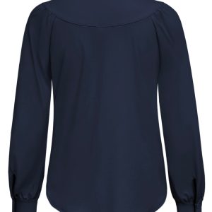 vTriple Nine Travelstof Blouse 5919 Donker Blauw