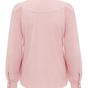 Triple Nine Travelstof Blouse 5919 Powder Pink via villaggio