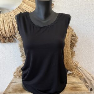 Alternative view of Viscose Hemdje kanten randje Wit 2 voor €19,95