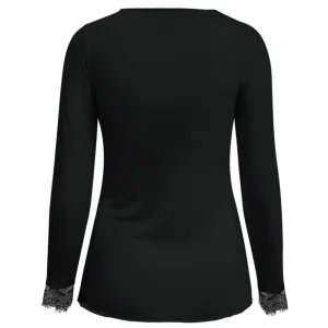 Alternative view of Triple Nine Cashmere Top 9003 met Kant Zwart