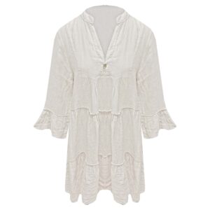 Alternative view of Linnen jurk Sophia Zand