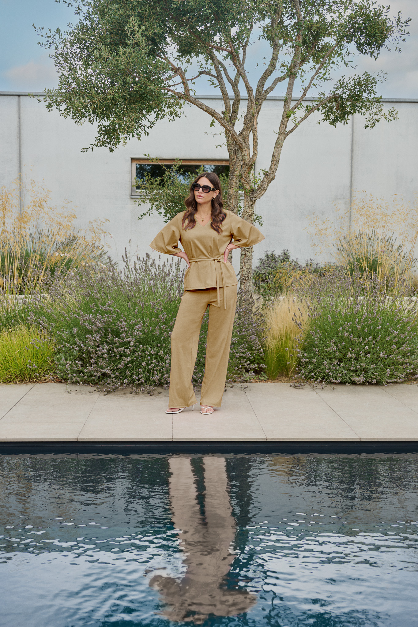 G-Maxx Travelstof Top Alouette Kint Camel via villaggio