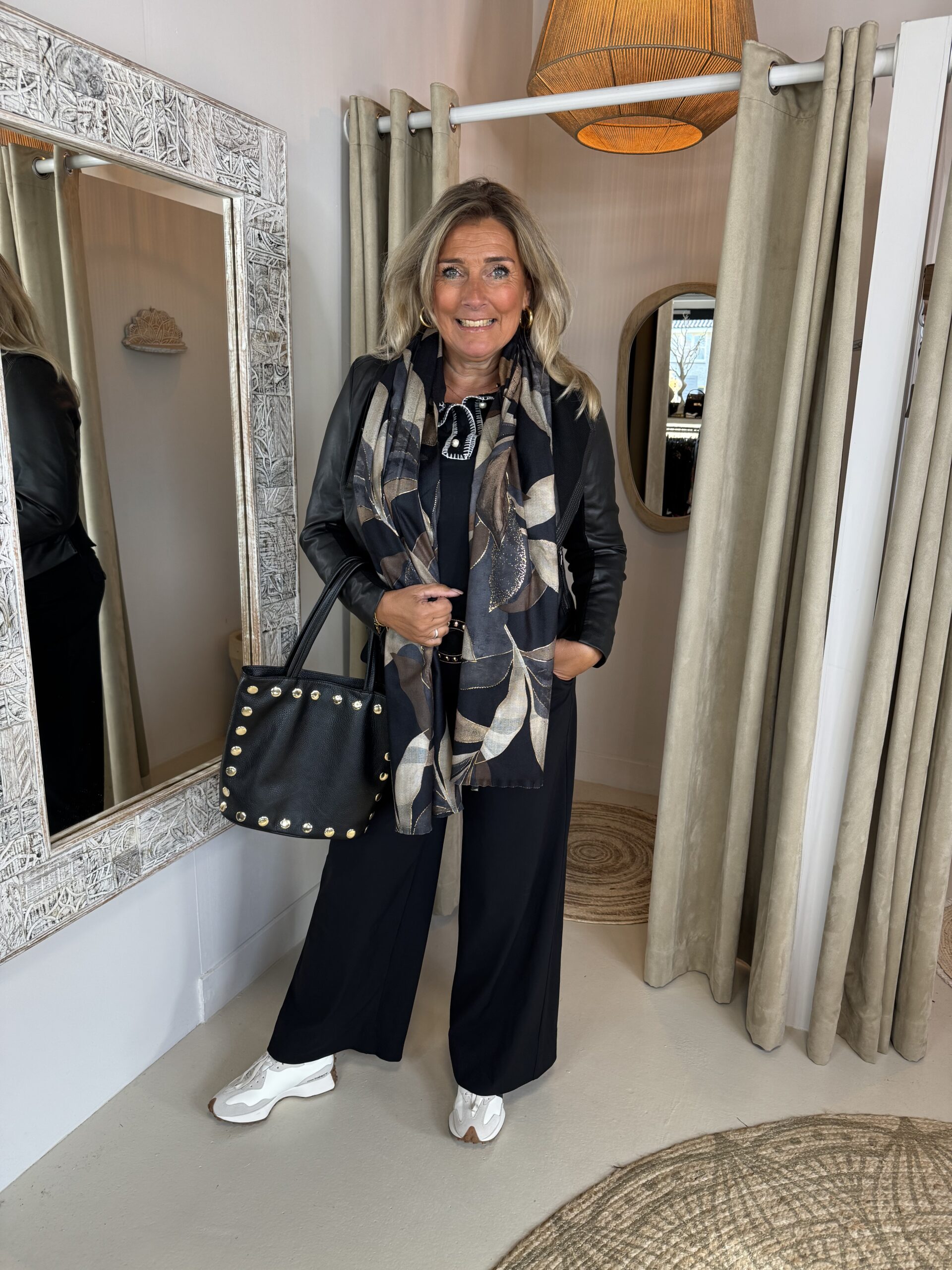 Leatherlook Jasje 6571 Zwart - Afbeelding 3