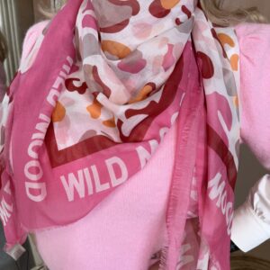 Alternative view of Driehoek Sjaal 1914 Panter Roze