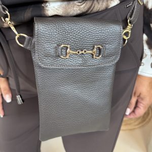 Leren Tas Gwen Donker Bruin Horsebit