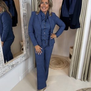 Mi Piace Bonded Travelstof Blazer 202646 Denim