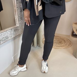 Alternative view of Mi Piace Bonded Travelstof Broek 202632 Zwart