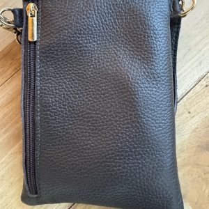 Alternative view of Leren Tas Gwen Donker Bruin Horsebit