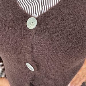 Alternative view of Alpaca Vest 24290 Donker Bruin