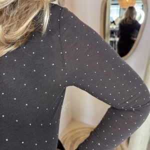 Alternative view of Cashmere Top Studs 18757 Bruin