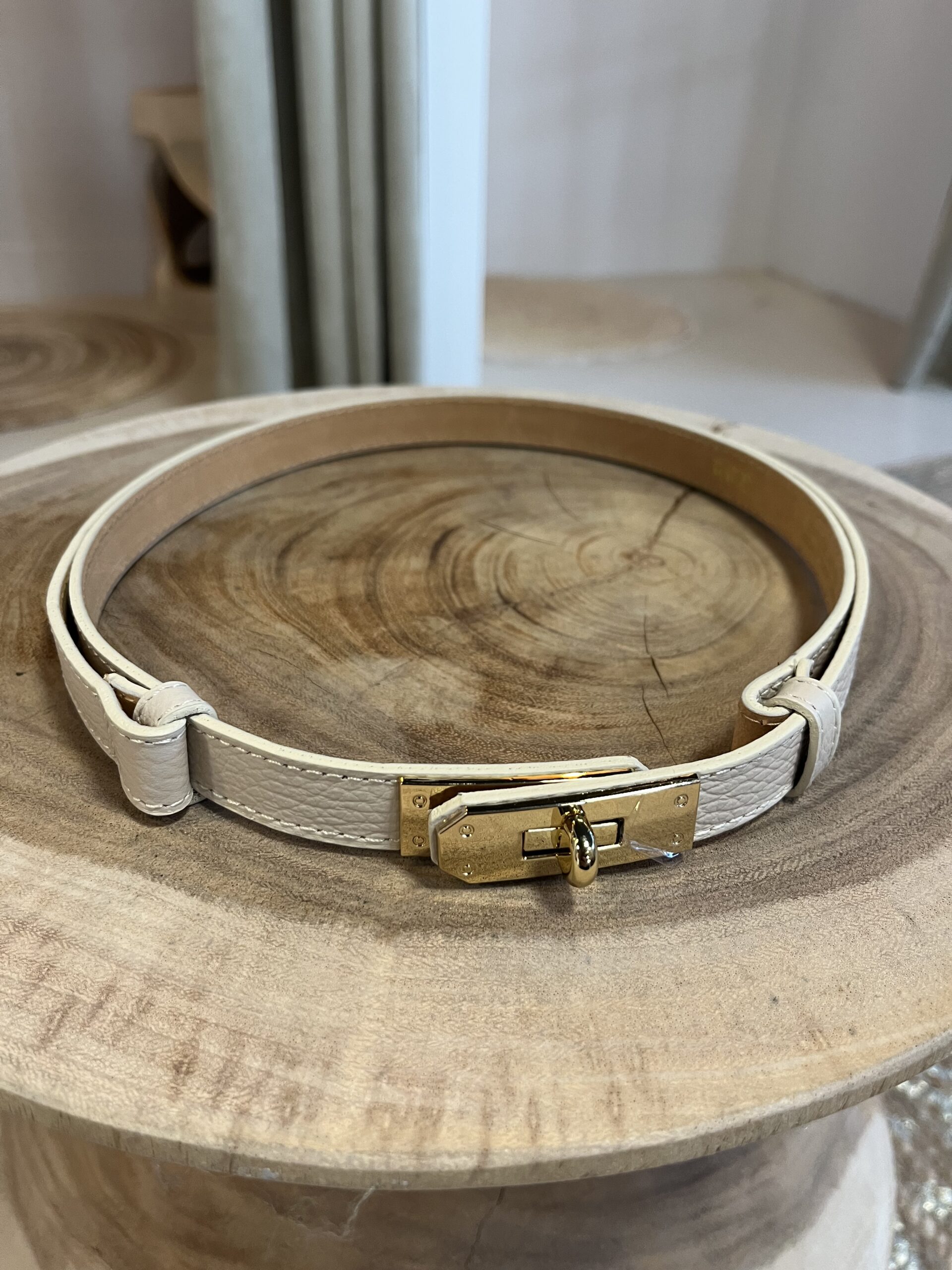 Leren Riem Hanna Zand