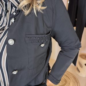 Alternative view of Mi Piace Travelstof Jacket 202662 Zwart