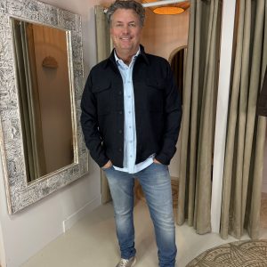 Mi Piace Heren Man Woven Jacket 202049 Espresso