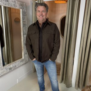 Mi Piace Heren Man Woven Jacket 202049 Espresso