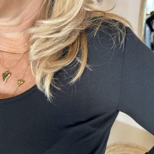 Alternative view of Onder-shirt Zachte Viscose Mix Zwart