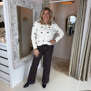 Vest Trui Hartjes 205 Off-White