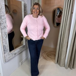 Vest Parel Knopen Aimee 738 Roze