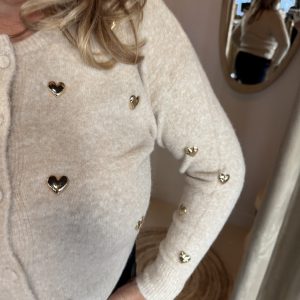 Alternative view of Vest Gouden Hartjes 875 Zand