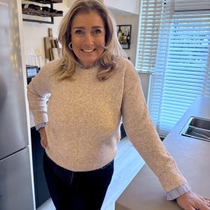 Trui Joa 1918 Blouse Kraag Taupe