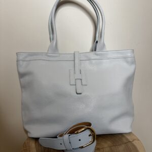 Leren Tas Helia Licht Blauw