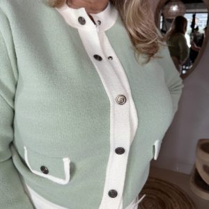 Alternative view of G-Maxx Maisy Knit Jacket Light Moss/Sand