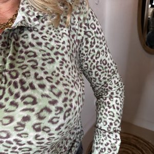 Alternative view of G-Maxx Blouse Jacqueline Sand/Light Moss