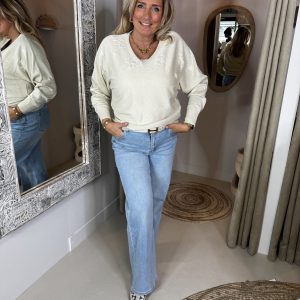 G-Maxx Katelyn Trui Wool White