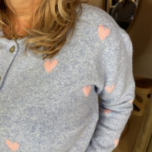 Alternative view of Vest Amelie 1905 Hartjes Blauw