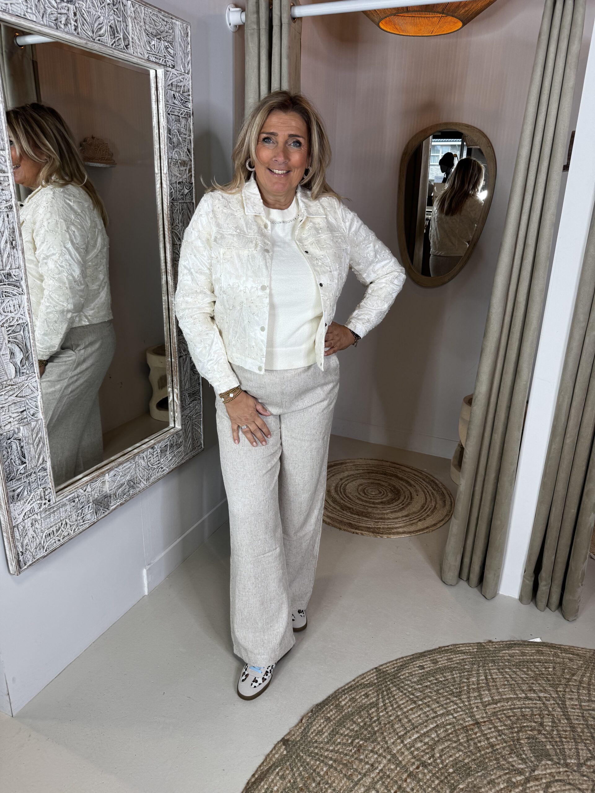 G-Maxx Jimena Jacket Ecru