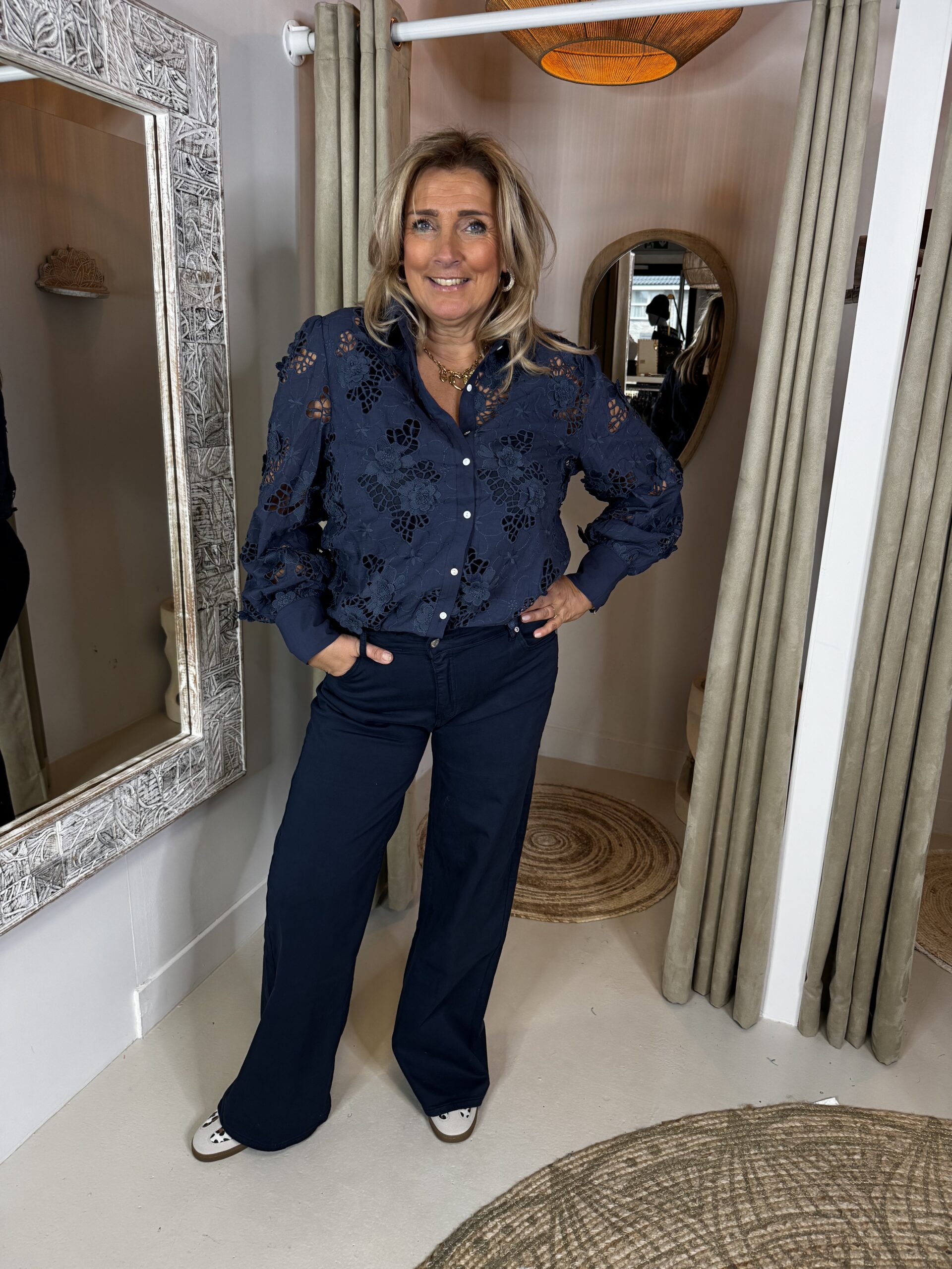 G-Maxx Neona Jeans Dark Sapphire Blauw