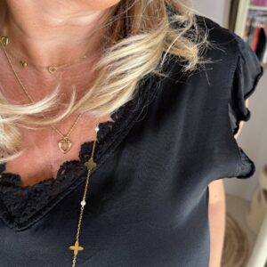 Alternative view of Chastar Top Simone 10780 Zwart