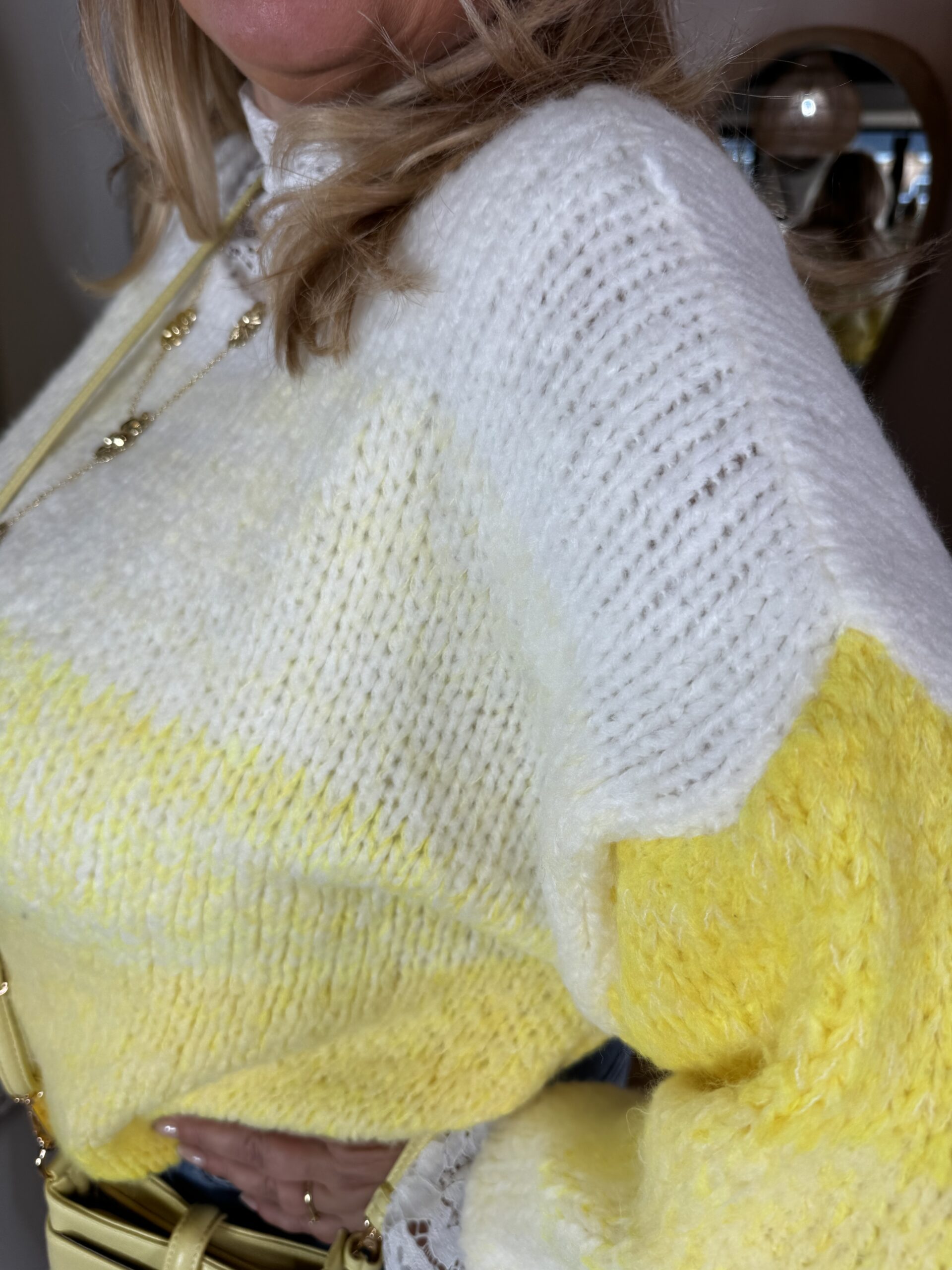 Trui 31962 Tie Dye Geel - Afbeelding 2