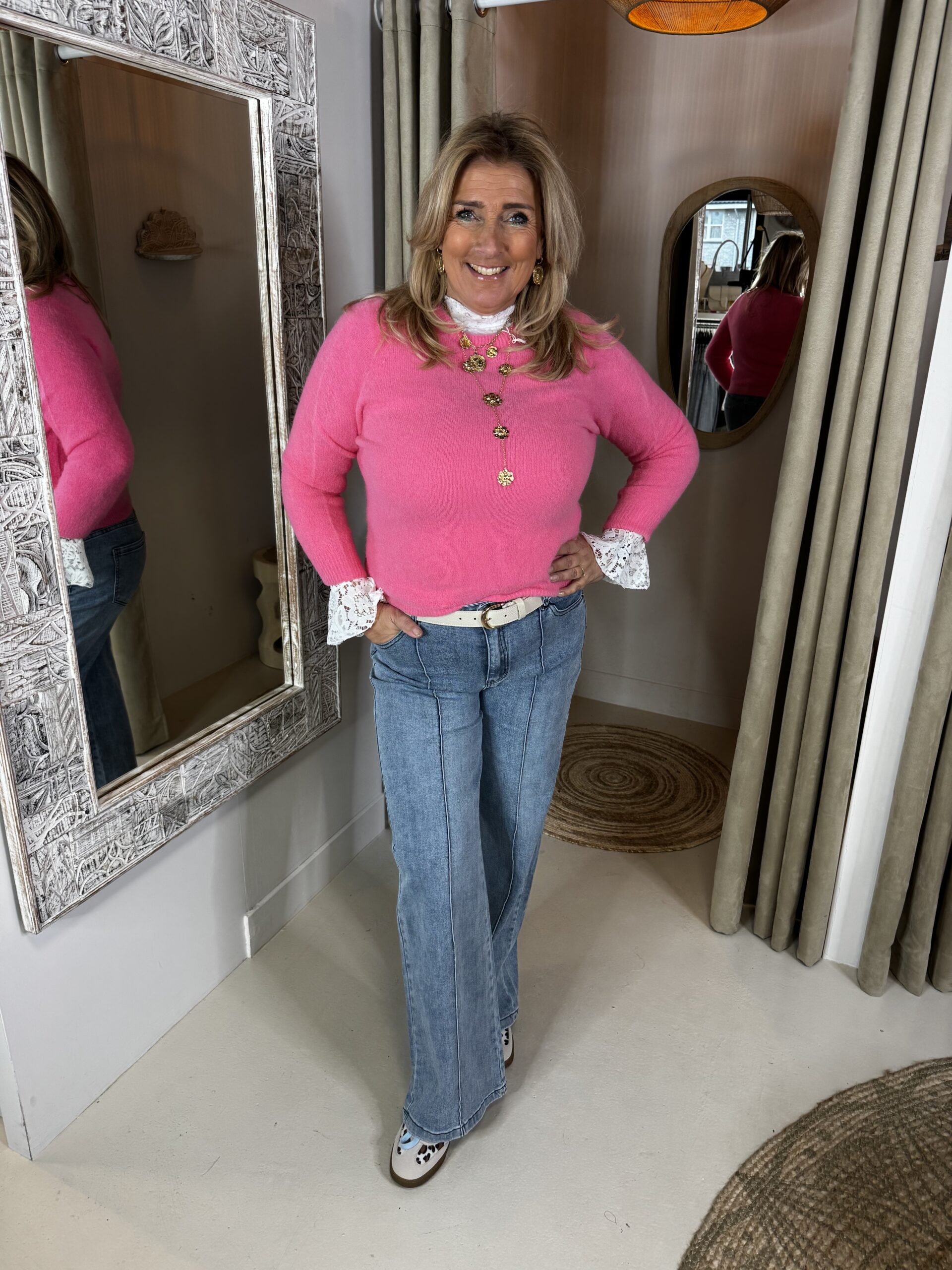 Alpaca Blend Knit Aivy Roze