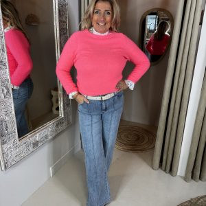 Alpaca Blend Knit Aivy Hard Roze