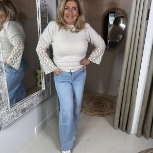 Alpaca Blend Korte Mouw 80654 Zand