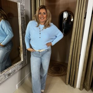 Vleermuis Trui Daisy 0099 Licht Blauw