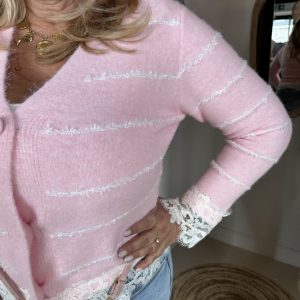 Mooi Vest Cassie Roze via villaggio